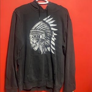 Indian head skull  small Hurley sweater